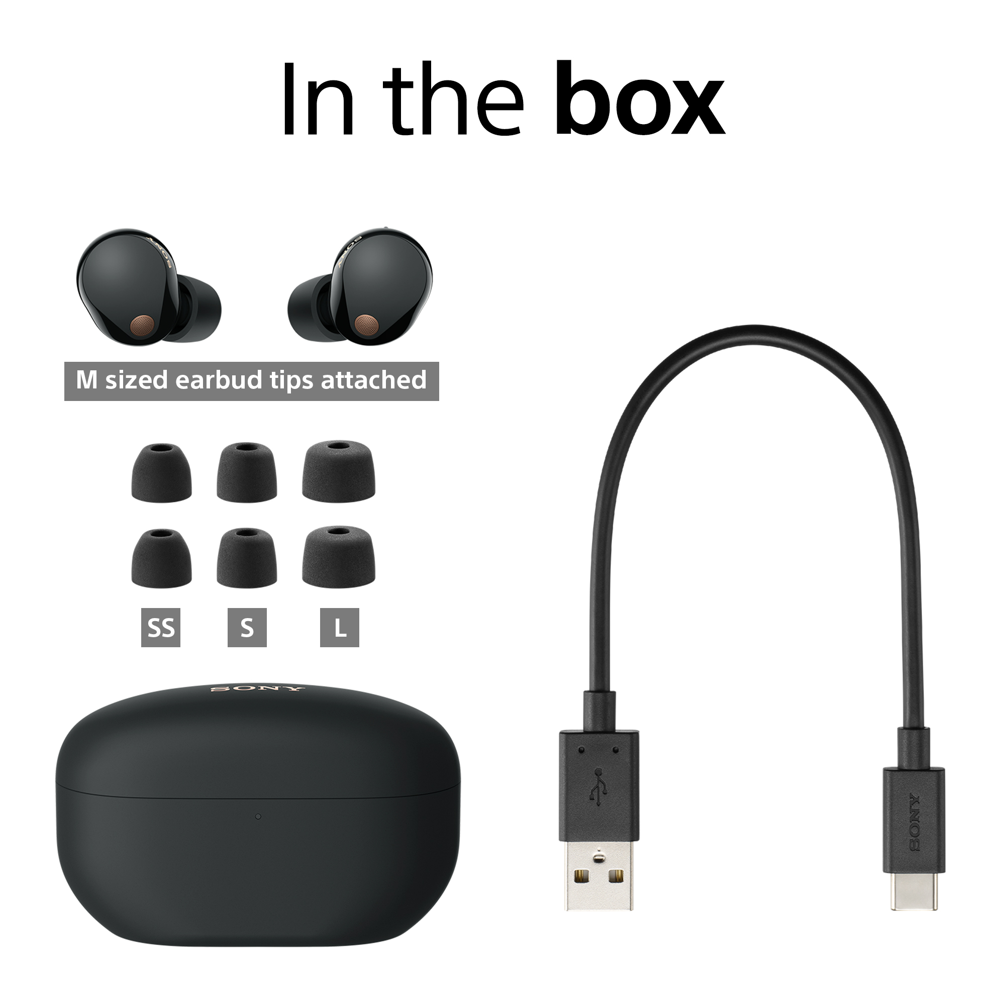 Sony WF-1000XM5 Noise Canceling Truly Wireless Earbuds 