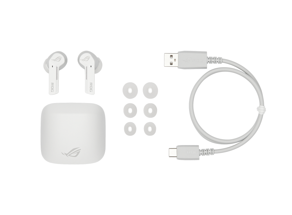 Asus ROG Cetra True Wireless gaming headphones - White