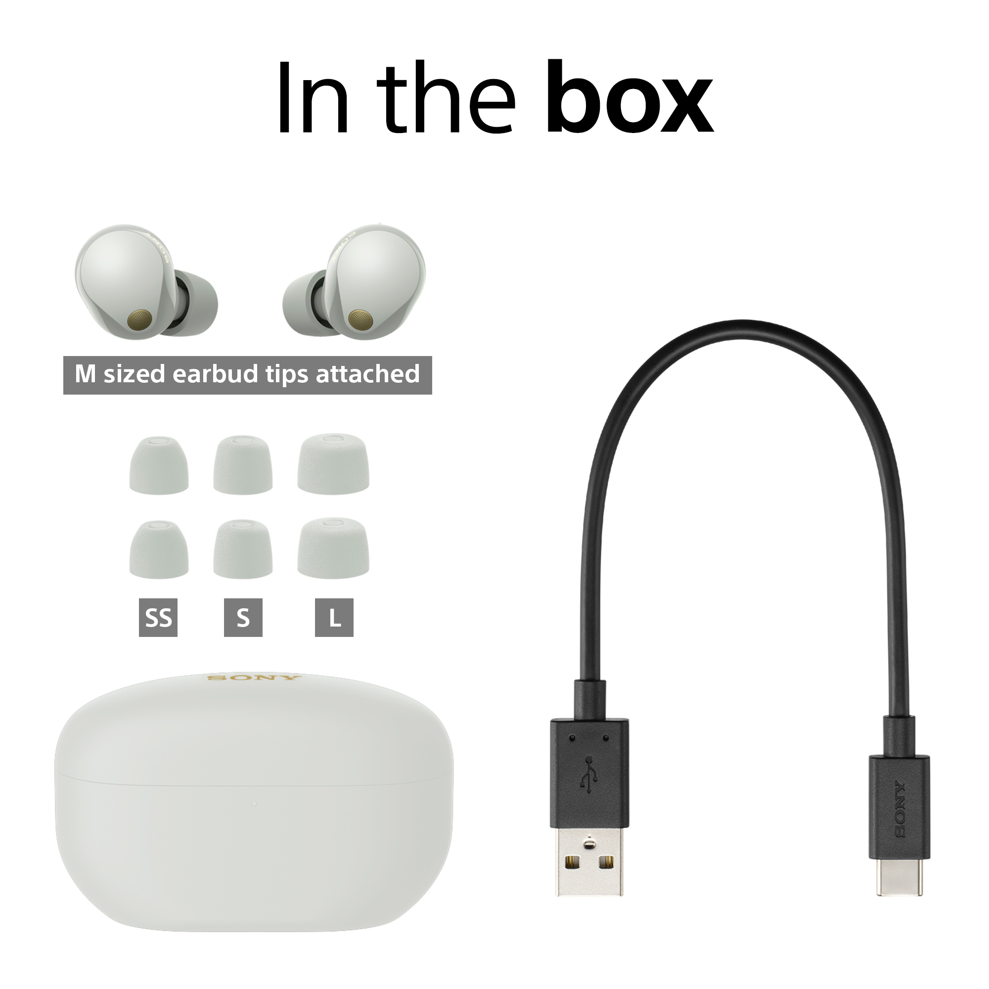 Sony WF-1000XM5 Noise Canceling Truly Wireless Earbuds 