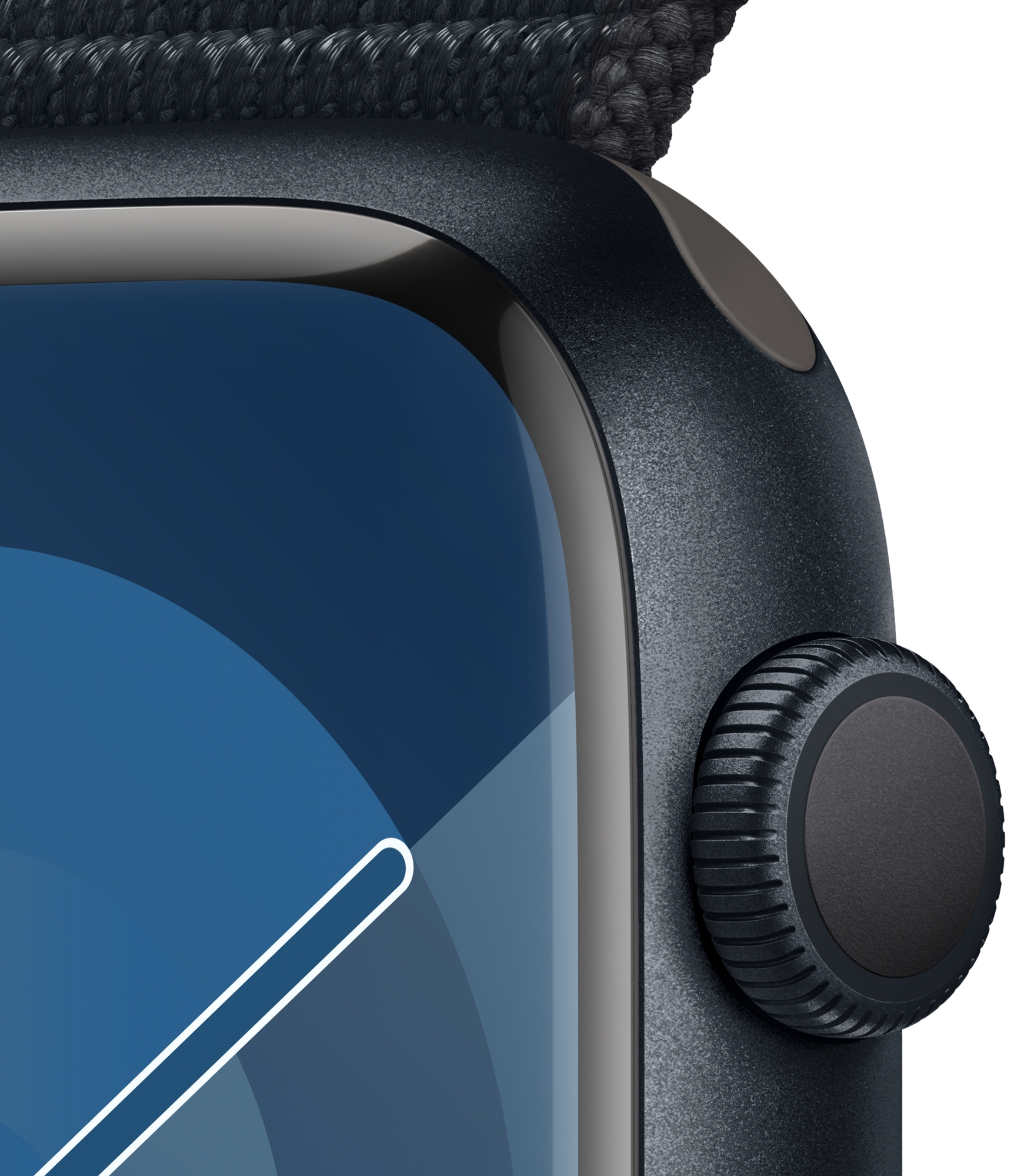 Apple Watch Series 9 GPS 45mm Midnight Aluminium Case with Midnight Sport Loop (MR9C3)