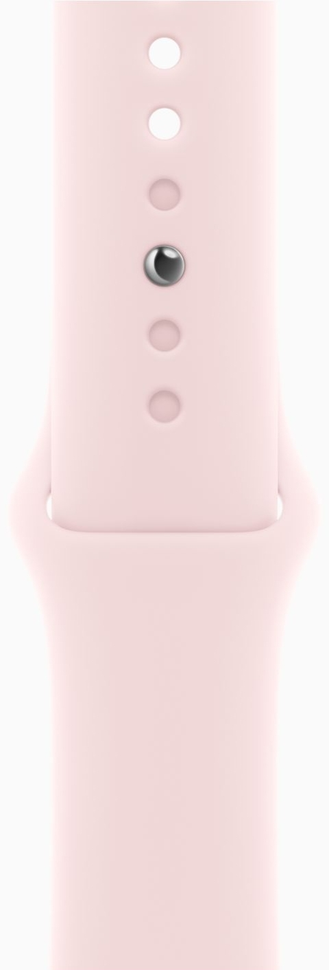 Apple Watch Series 9 GPS 41mm Starlight Aluminium Case with Starlight Sport Band - M/L (MR8U3)