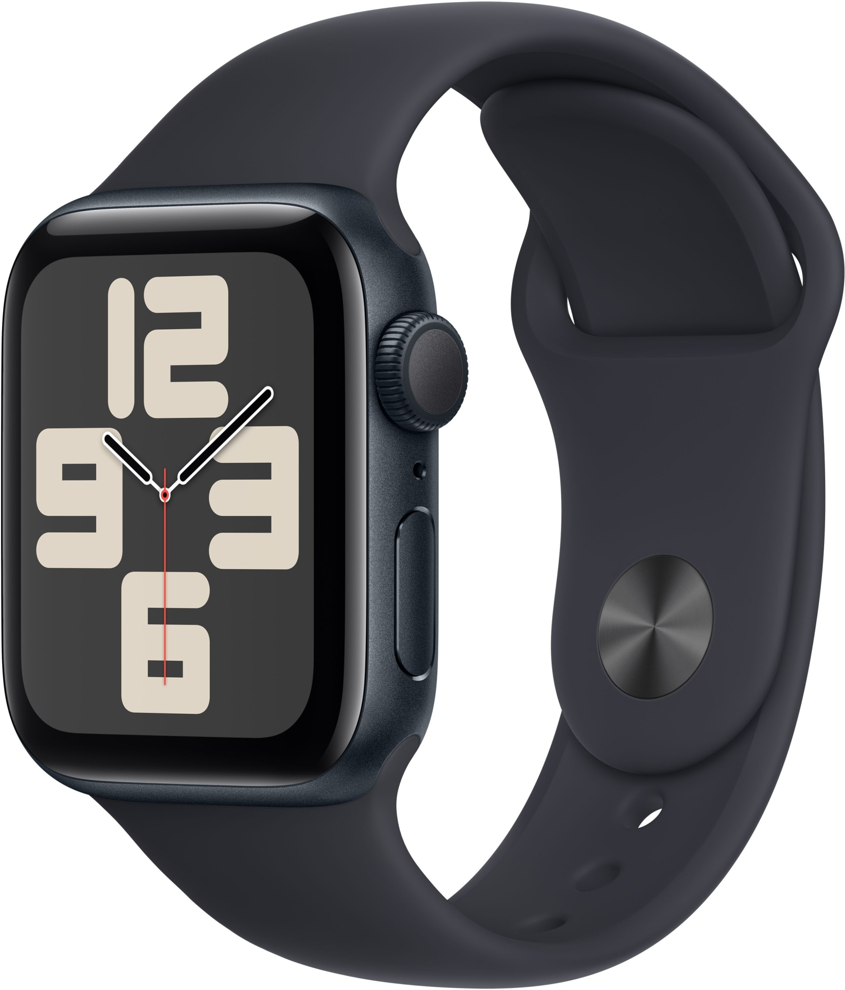 Apple Watch SE 2 GPS Gen.2 44mm Midnight Aluminium Case with Midnight Sport Band - M/L (MRE93)