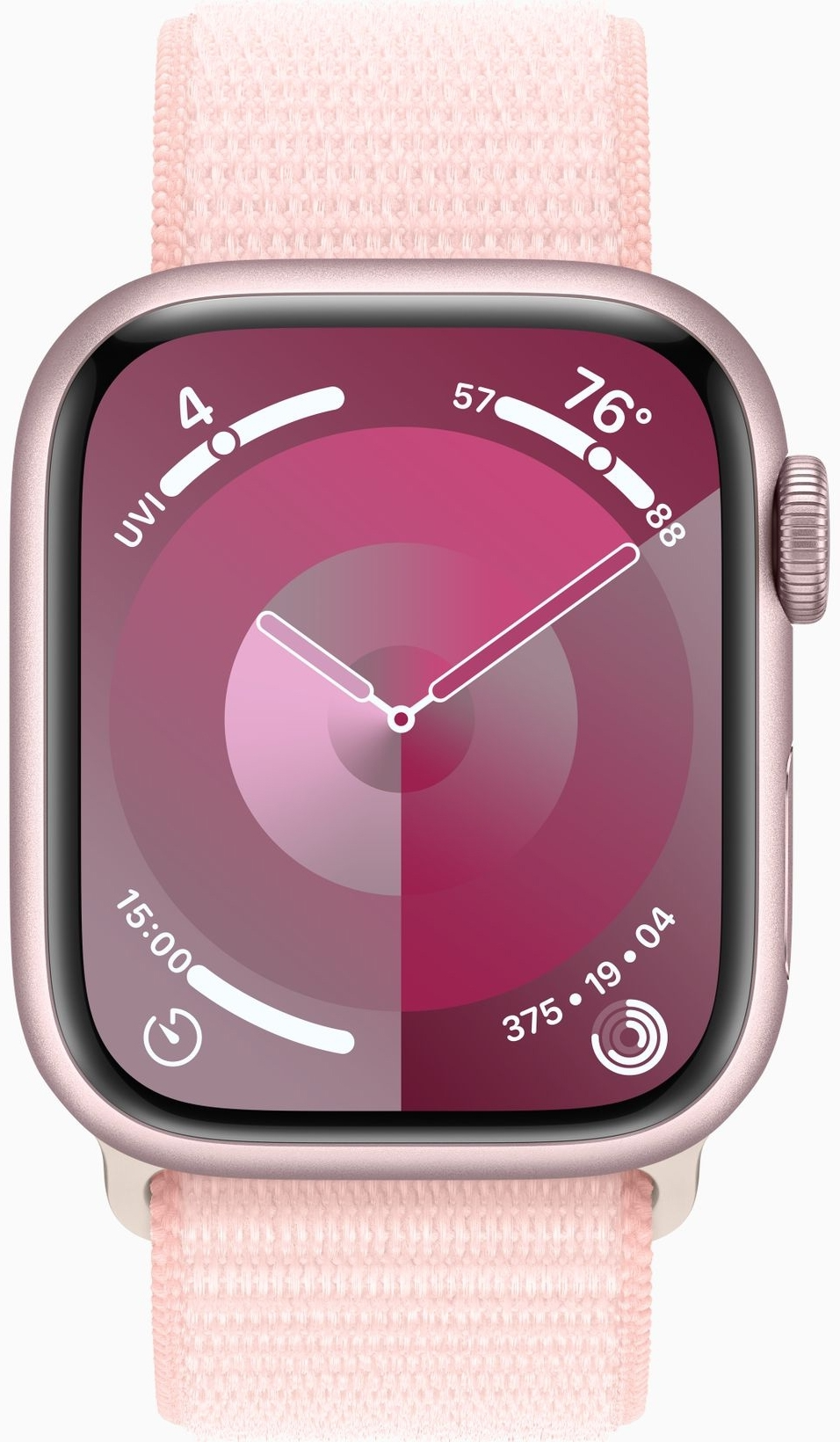 Apple Watch Series 9 GPS 41mm Starlight Aluminium Case with Starlight Sport Loop (MR8V3)