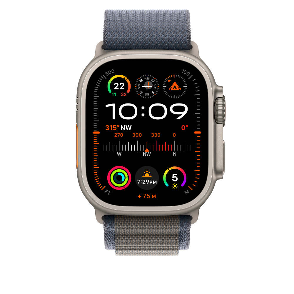 Apple band 49mm Blue Alpine Loop - Medium (MT5L3ZM/A)