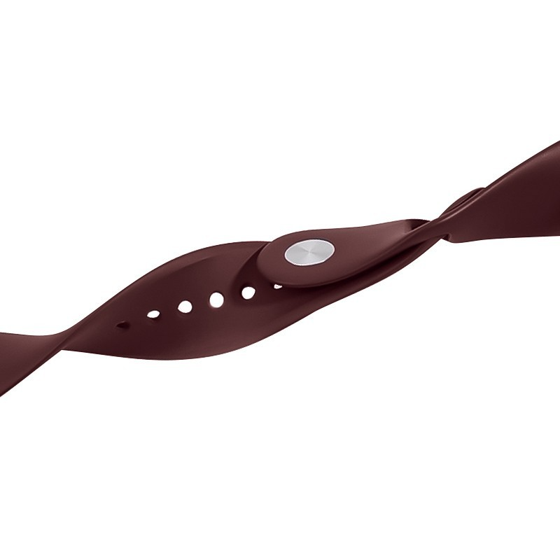 Hoco Watchband iWatch WA01 Flexible series classic sports silicone strap 38/40/41mm for Apple Watch series 1/2/3/4/5/6/7/8/SE Crimson cherry