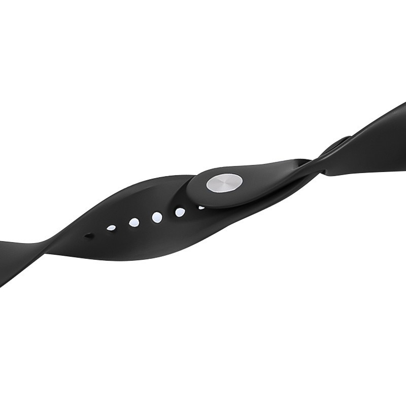 Hoco Watchband iWatch WA01 Flexible series classic sports silicone strap 38/40/41mm for Apple Watch series 1/2/3/4/5/6/7/8/SE Black