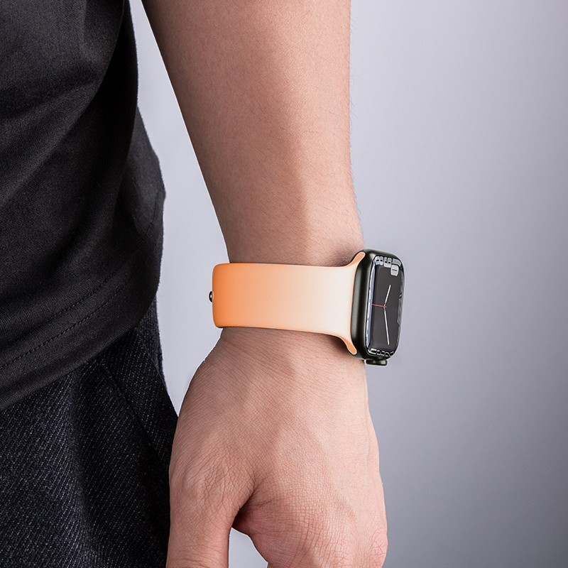 Hoco Watchband iWatch WA01 Flexible series classic sports silicone strap 42/44/45/49mm for Apple Watch series 1/2/3/4/5/6/7/8/SE/Ultra Calendula