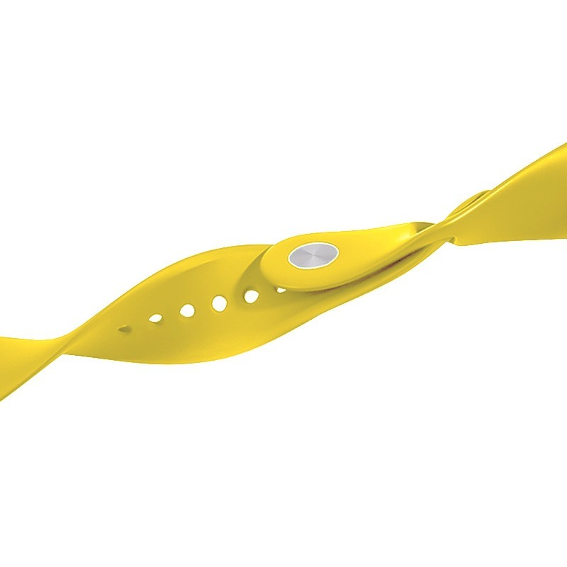 Hoco Watchband iWatch WA01 Flexible series classic sports silicone strap 42/44/45/49mm for Apple Watch series 1/2/3/4/5/6/7/8/SE/Ultra Light lemon