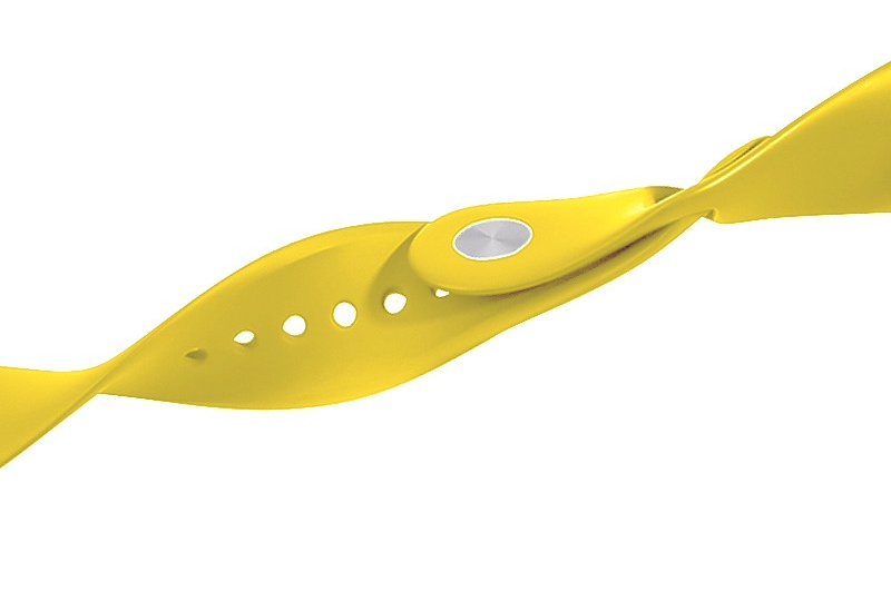 Hoco Watchband iWatch WA01 Flexible series classic sports silicone strap 38/40/41mm for Apple Watch series 1/2/3/4/5/6/7/8/SE light lemon
