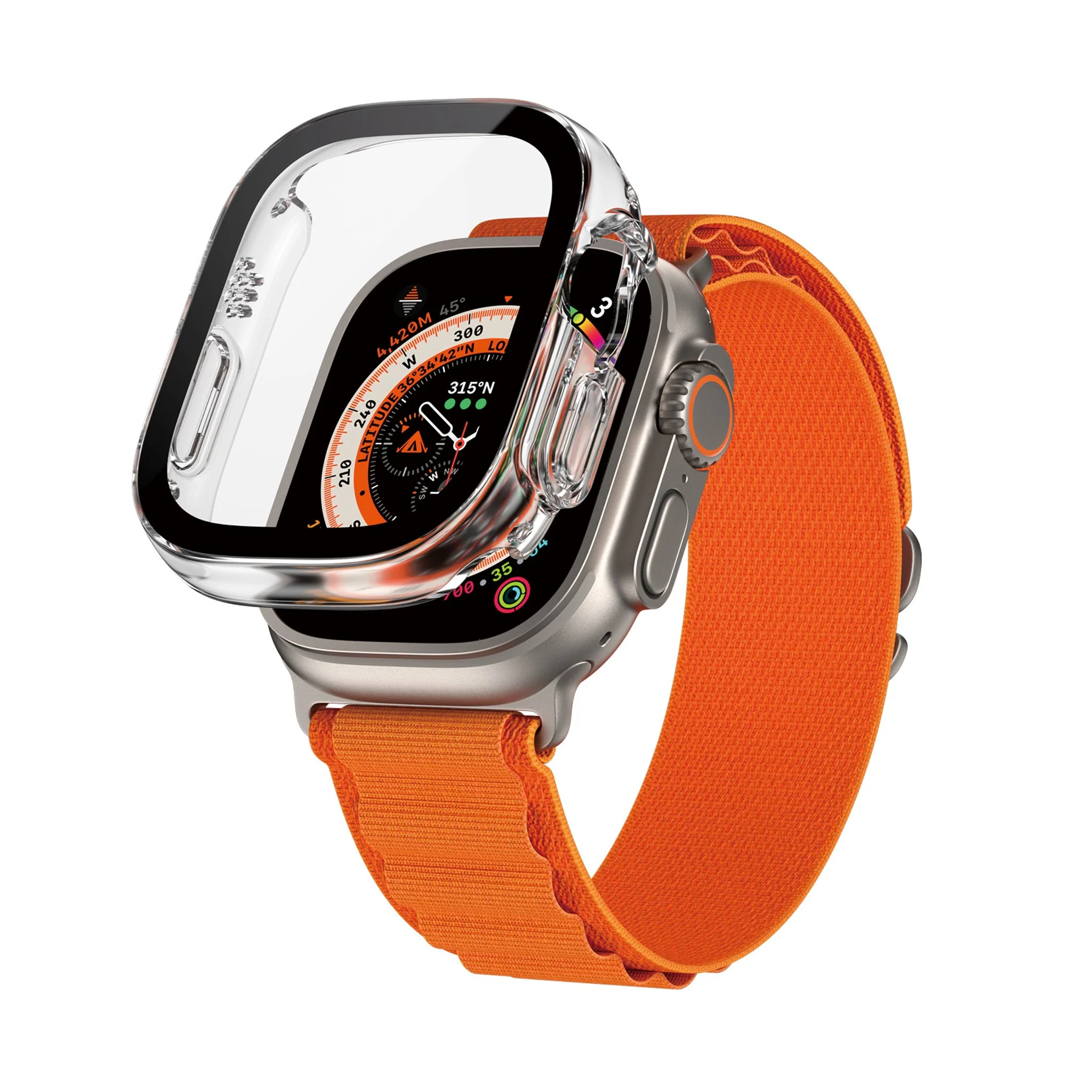 PanzerGlass Full Body Transparent Case for Apple Watch Ultra 49mm (3677)