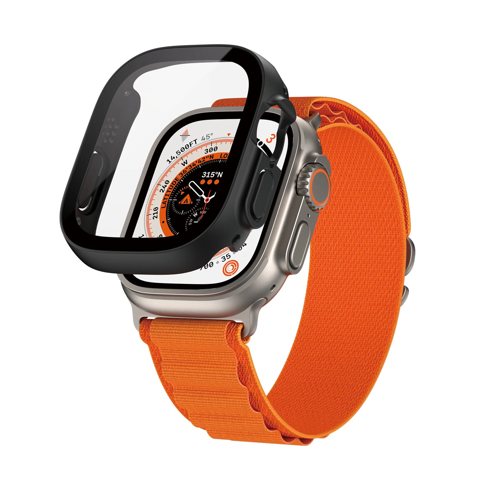 PanzerGlass Full Body Transparent Case for Apple Watch Ultra 49mm (3678) 