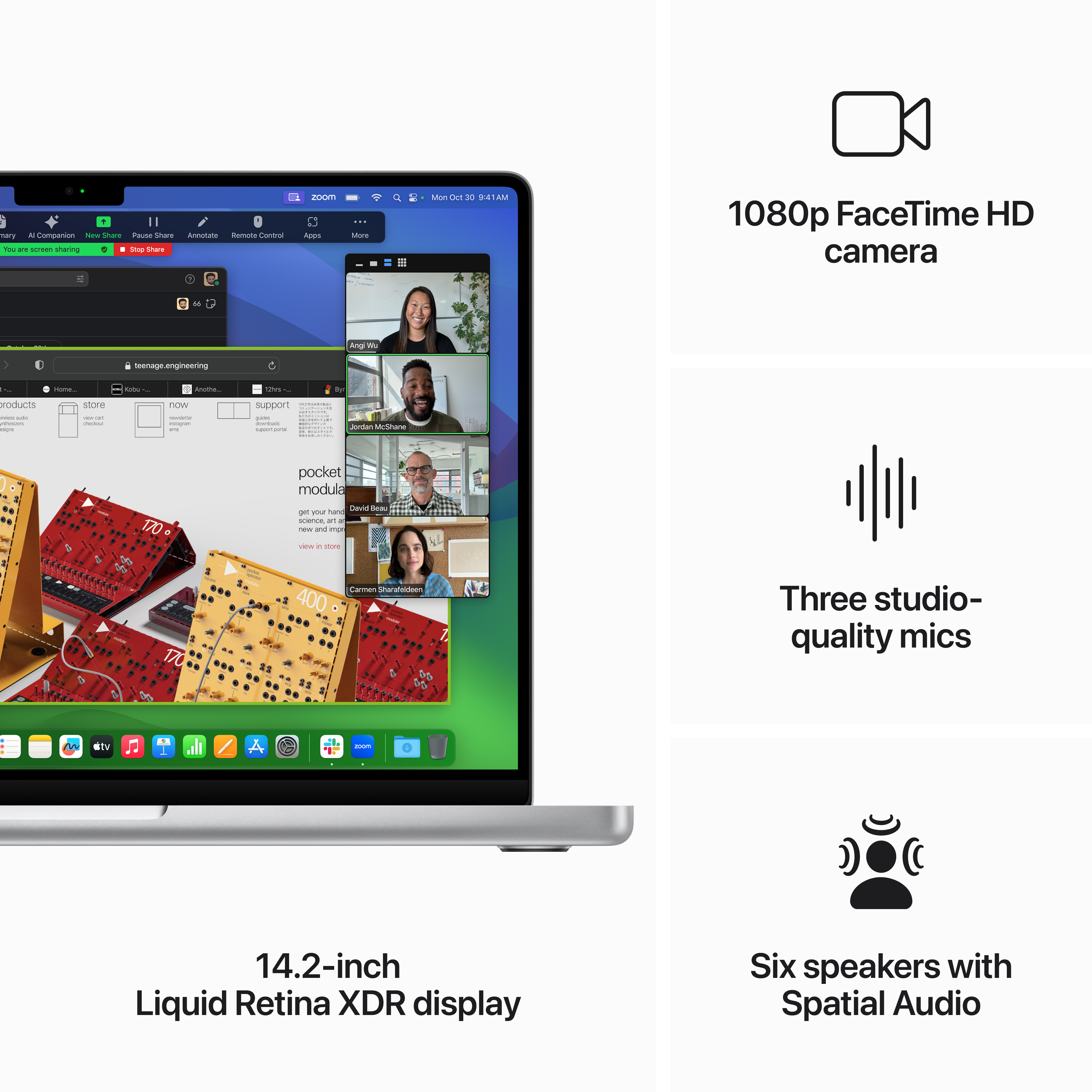 Apple MacBook Pro 14" M3 Pro 11-core CPU and 14-core GPU (18GB/512GB) - Silver