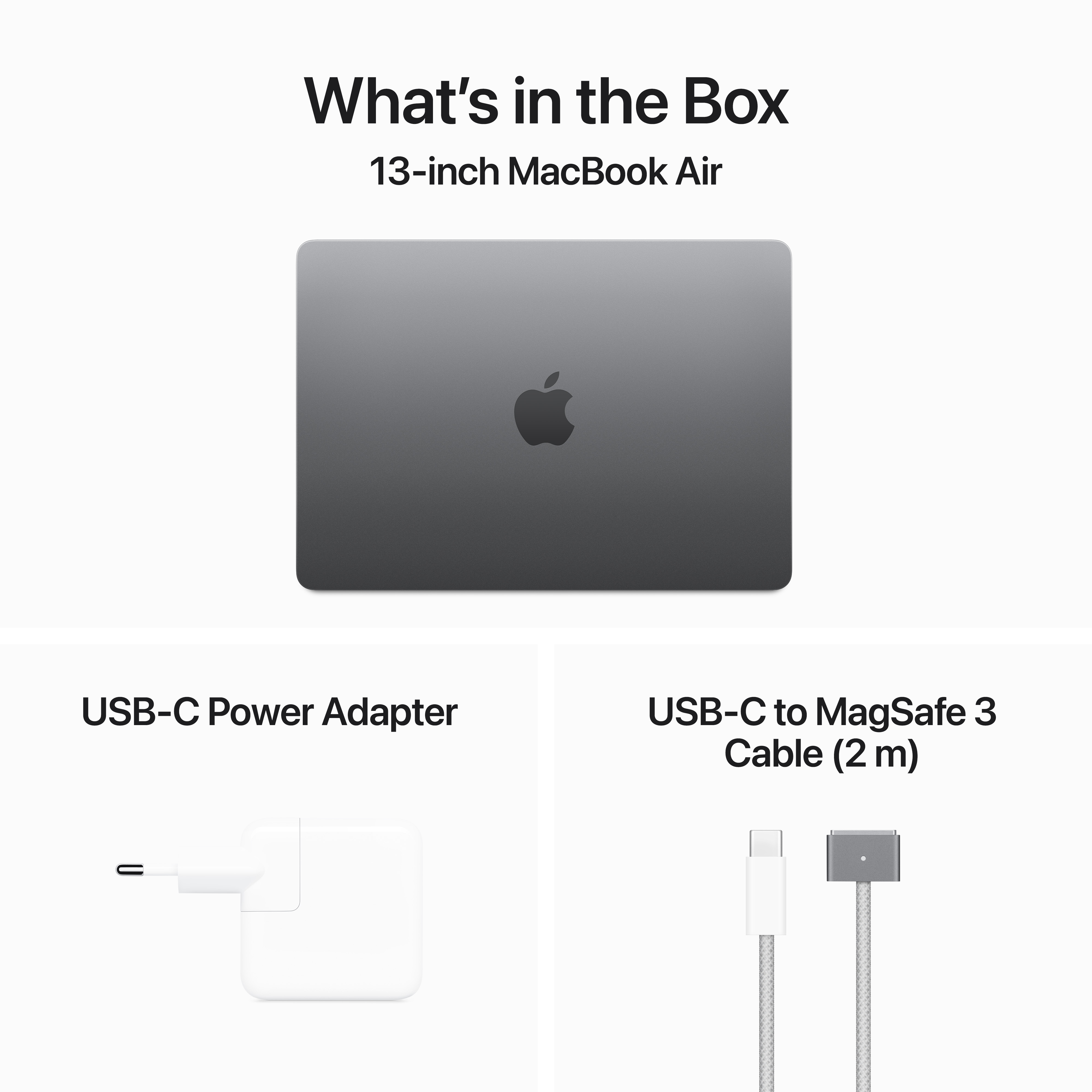 Apple MacBook Air 13" M3 8-core CPU and 8-core GPU (8GB/256GB) SSD - Space Grey