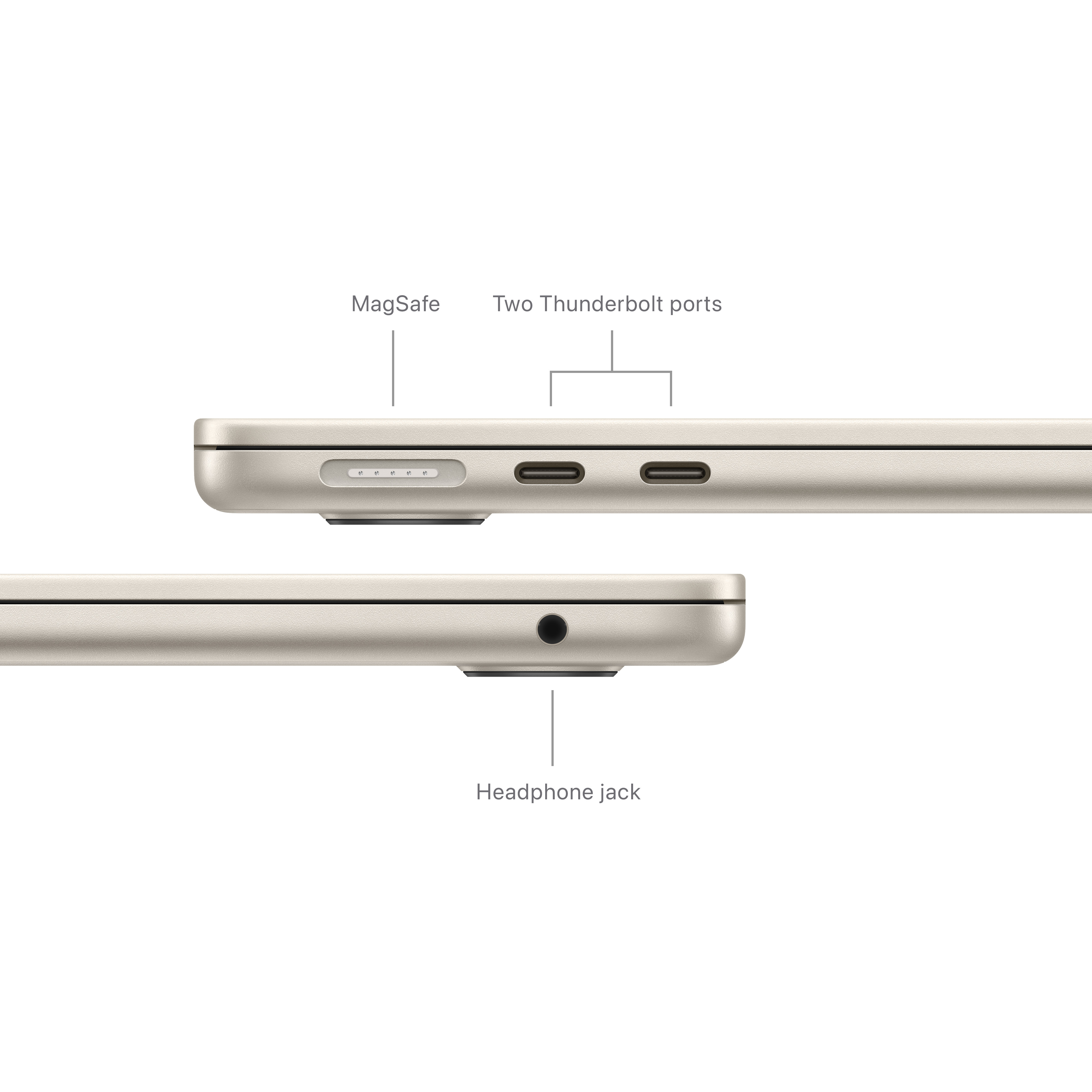 Apple MacBook Air 13" M3 8-core CPU and 8-core GPU (8GB/256GB) SSD - Starlight