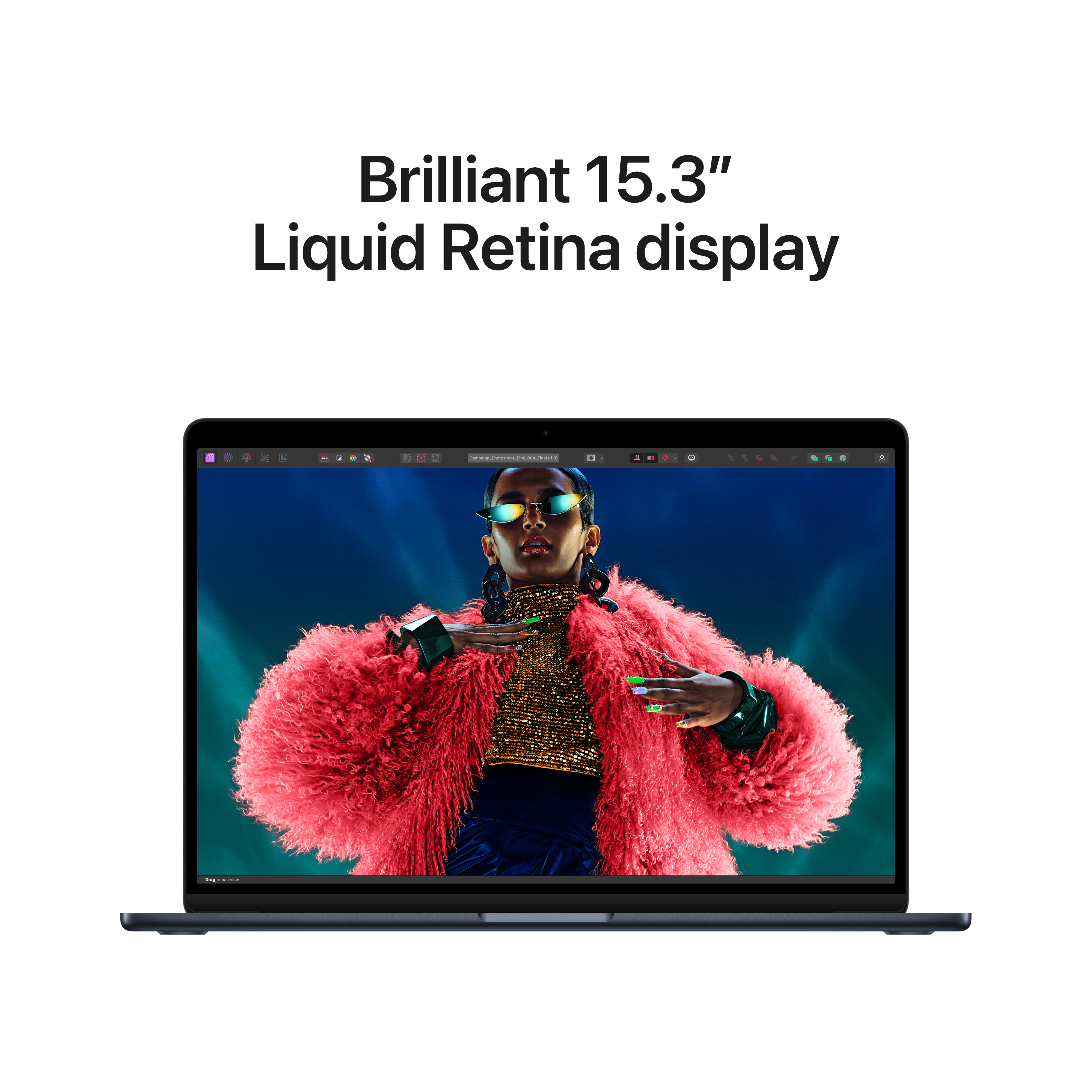 Apple MacBook Air 15" M3 8-core CPU and 10-core GPU (8GB/512GB) SSD - Midnight
