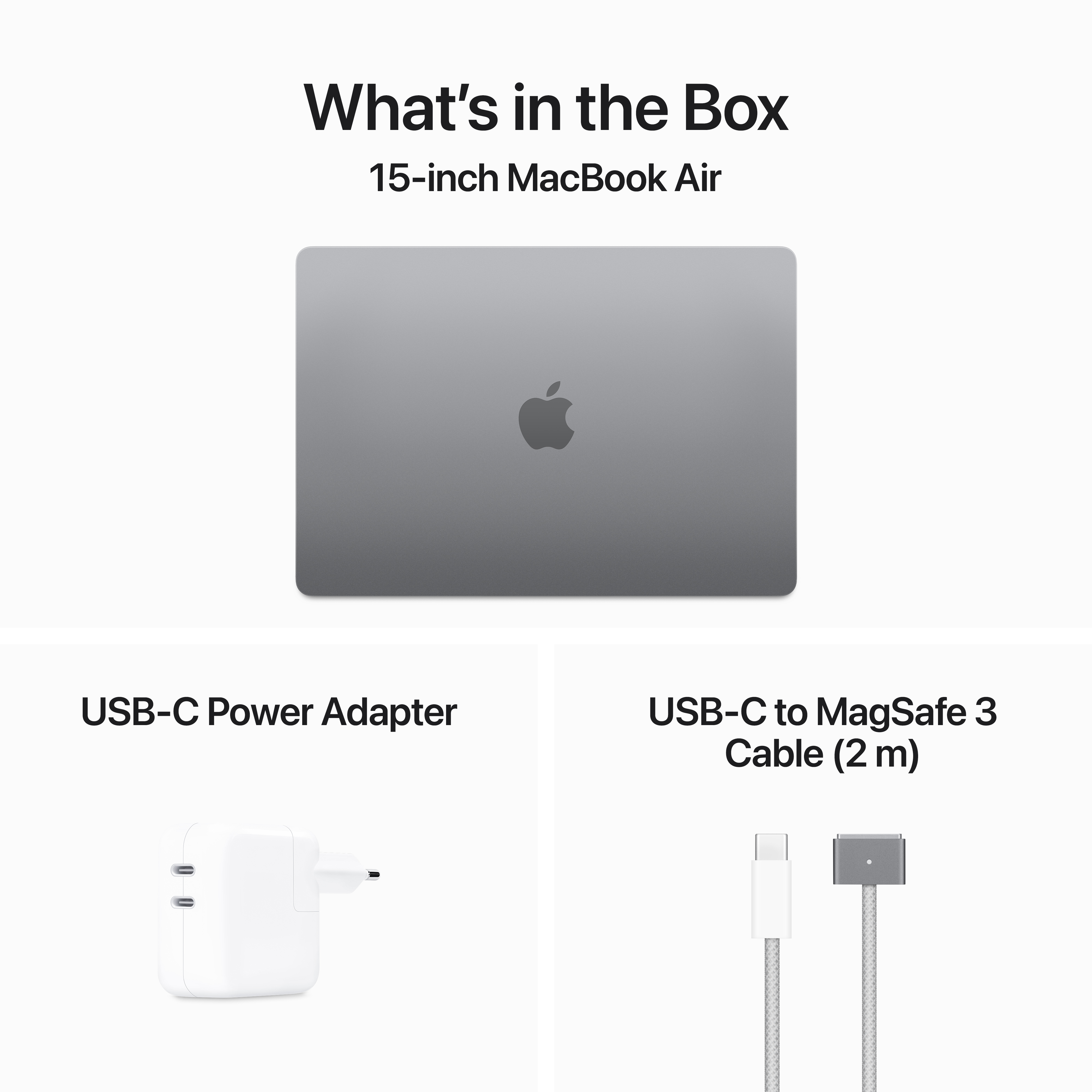 Apple MacBook Air 15" M3 8-core CPU and 10-core GPU (8GB/512GB) SSD - Space Grey