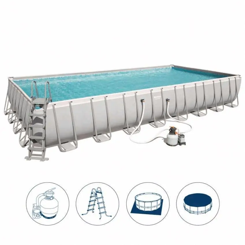 Bestway 56623 კარკასული აუზი 956 X 488 X 132სმ