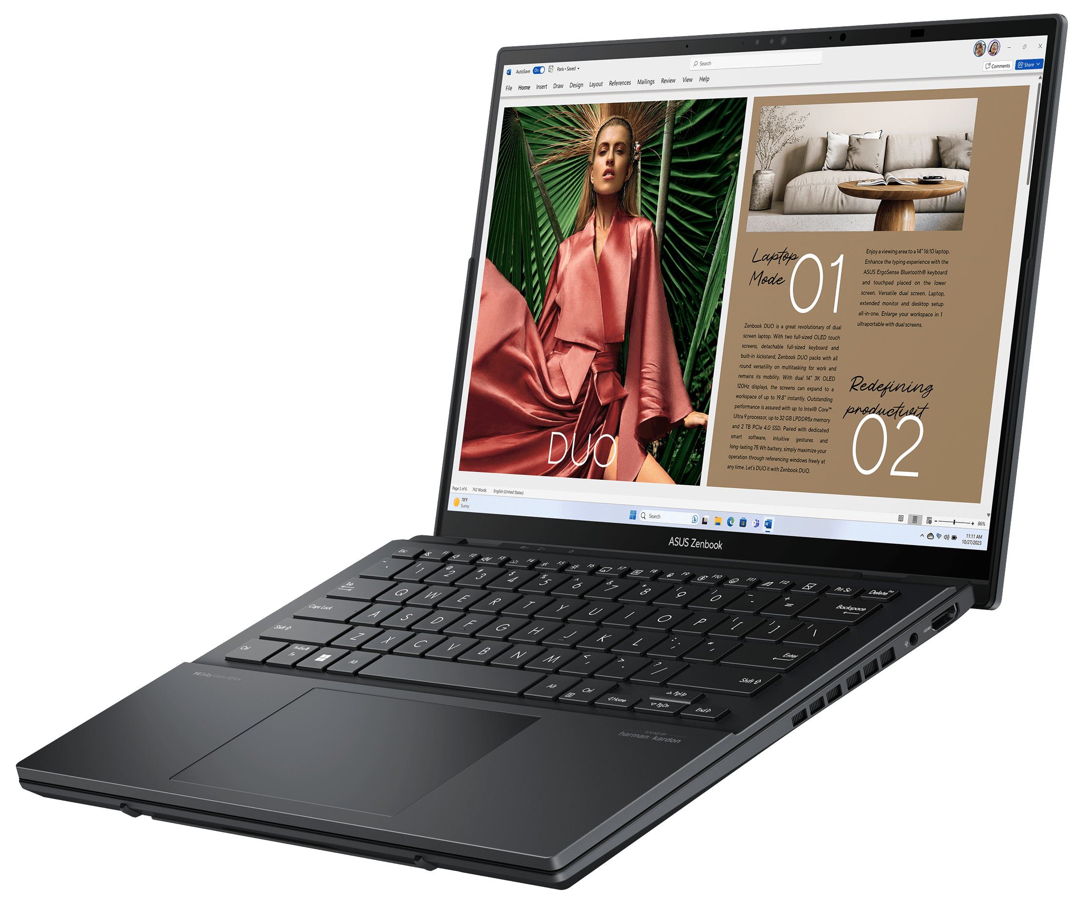 Asus Zenbook DUO (2024) (UX8406MA-PZ051W) - Grey