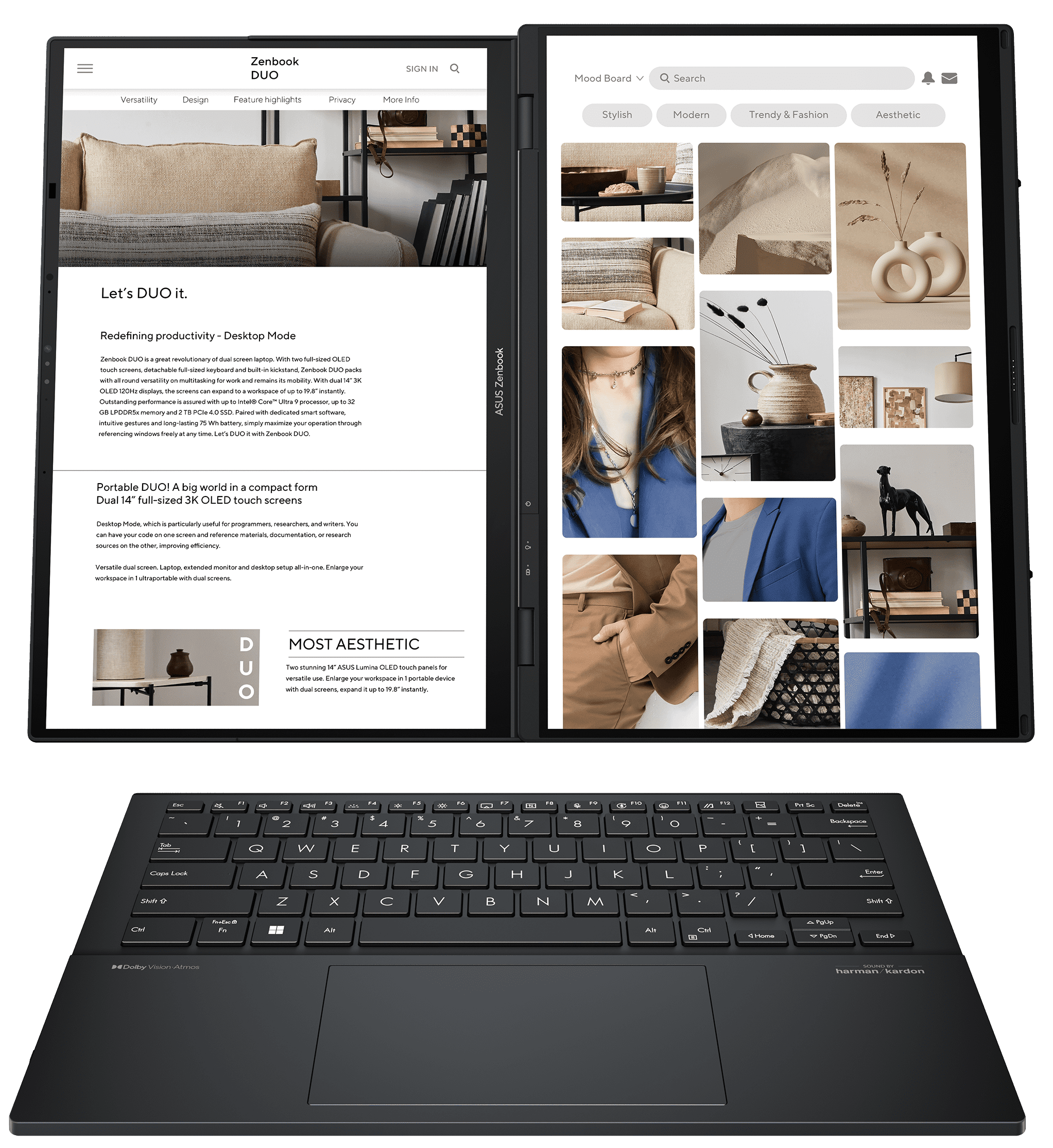 Asus Zenbook DUO (2024) (UX8406MA-QL344X) - Grey