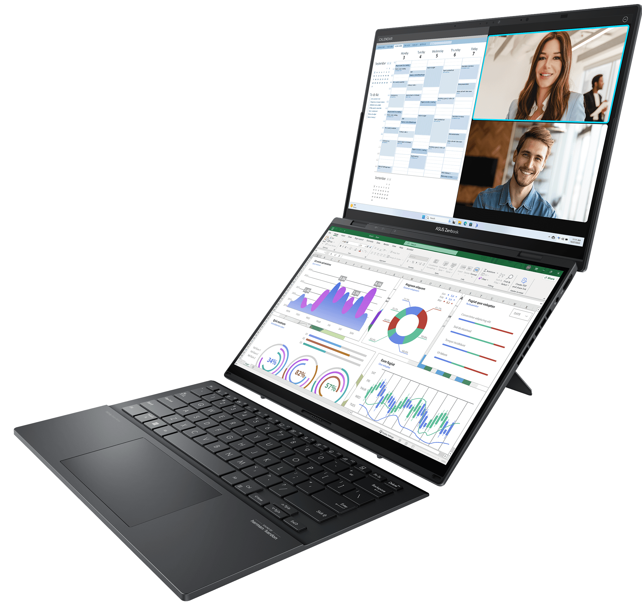 Asus Zenbook DUO (2024) (UX8406MA-QL344X) - Grey