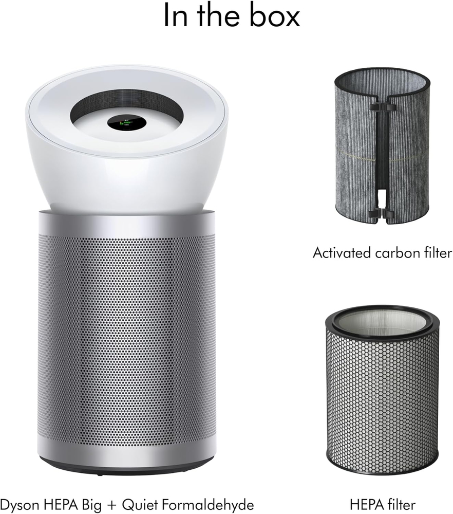 ჰაერის დამატენიანებელი Dyson BP06 Pro Big+Quiet Humidifier White/Silver