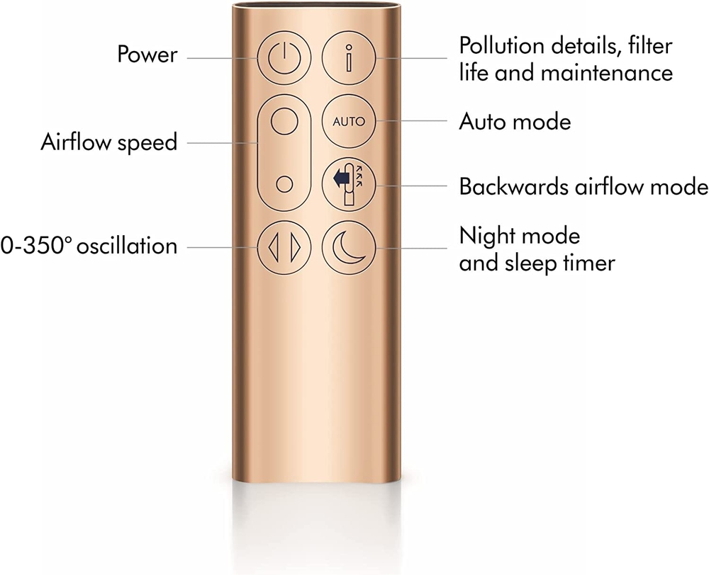 ჰაერის გამწმენდი Dyson TP09 Purifier Cool Formaldehyde Nickel/Gold