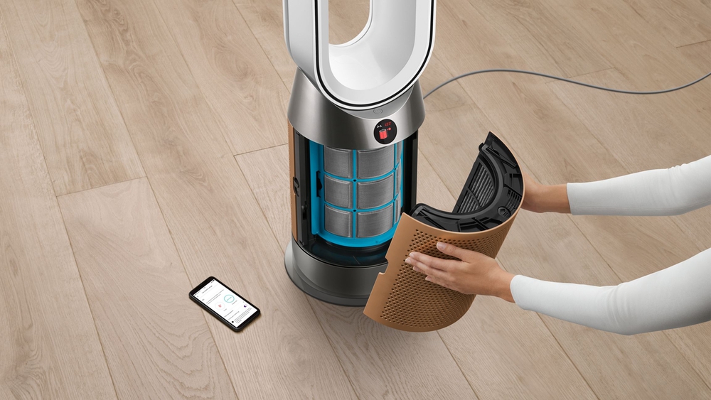 ჰაერის გამწმენდი Dyson HP09 Purifier Hot+Cool Formaldehyde Purifying Fan Heater White/Gold