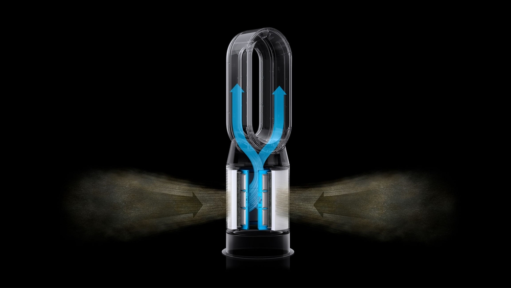 ჰაერის გამწმენდი Dyson HP09 Purifier Hot+Cool Formaldehyde Purifying Fan Heater White/Gold