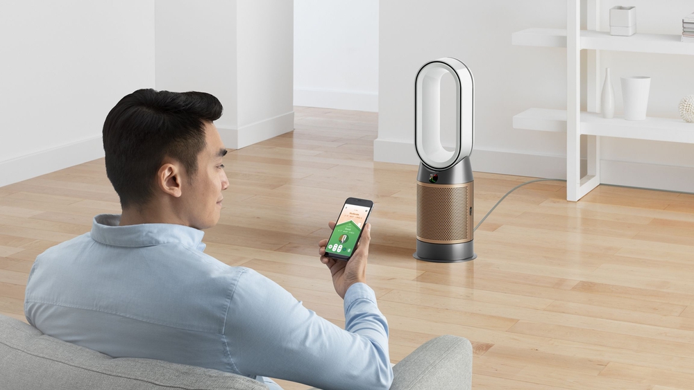 ჰაერის გამწმენდი Dyson HP09 Purifier Hot+Cool Formaldehyde Purifying Fan Heater White/Gold