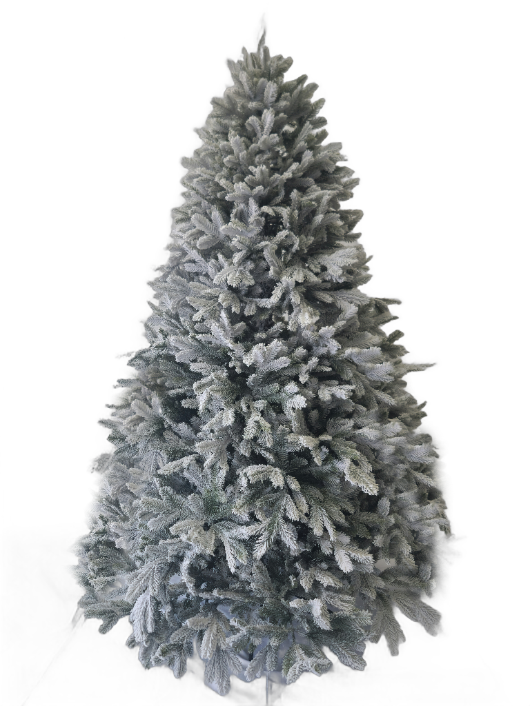240 cm snowy Christmas tree with fully silicone branches 24554