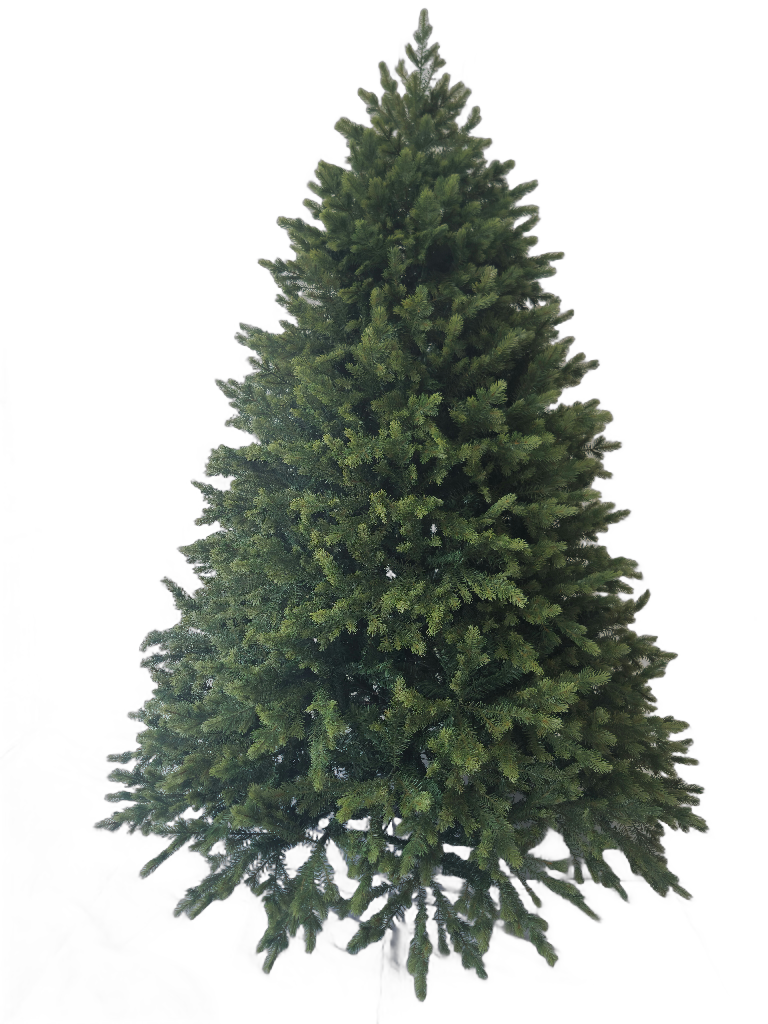 180 cm green Christmas tree with silicone branches 24544
