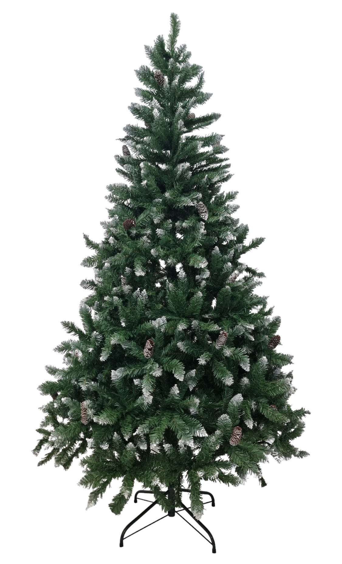 270 cm green Christmas tree with cone 23511