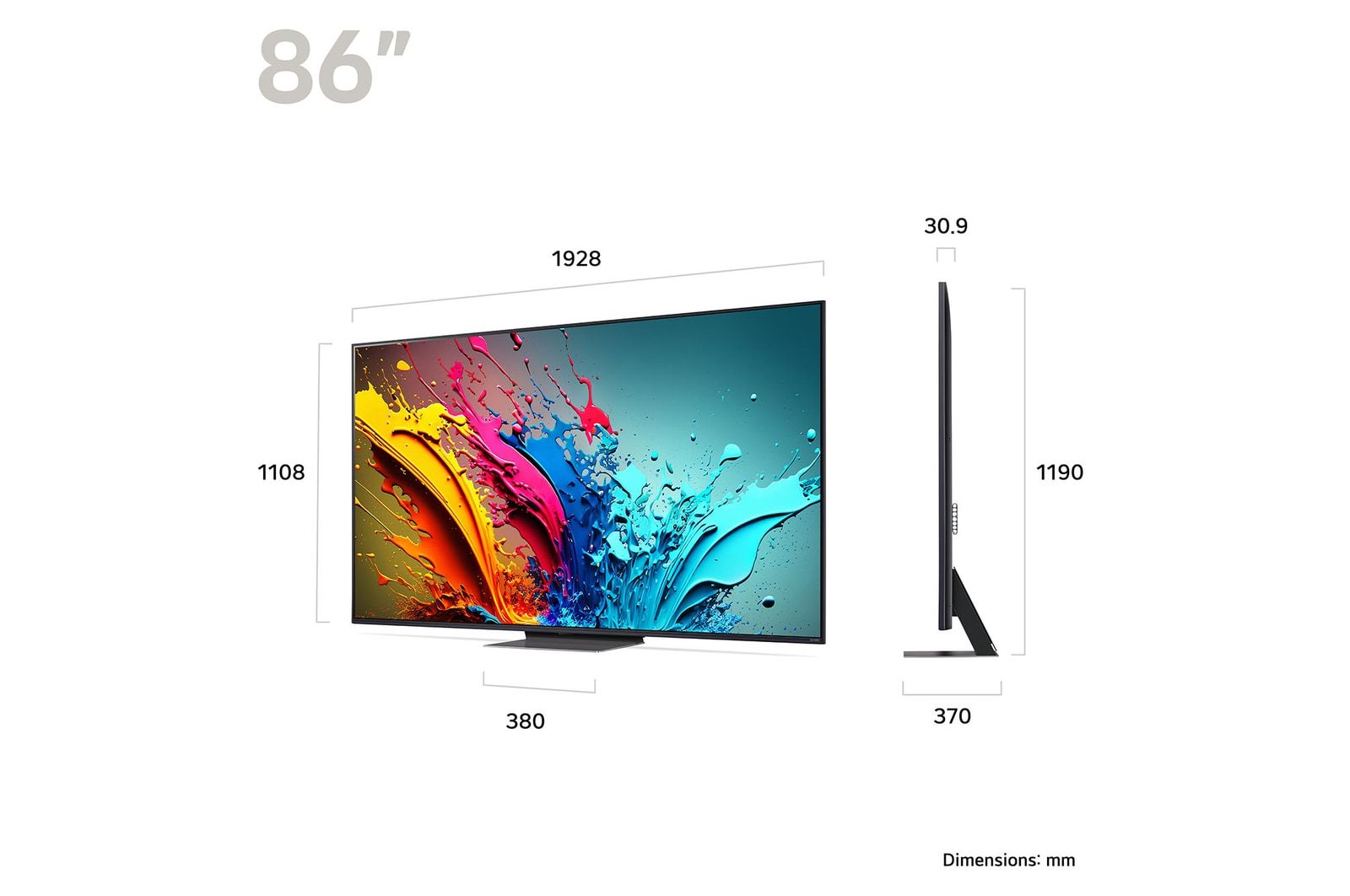 TV LG 86QNED86T6A.AMCN