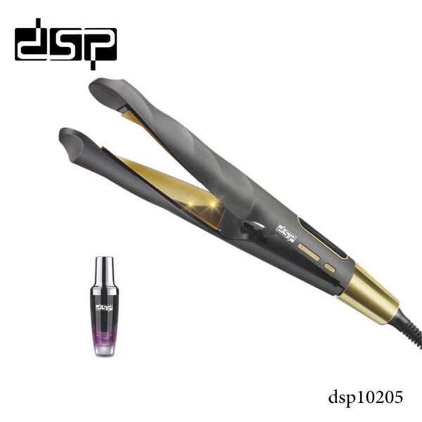 Electric hair straightener + curling iron 10205