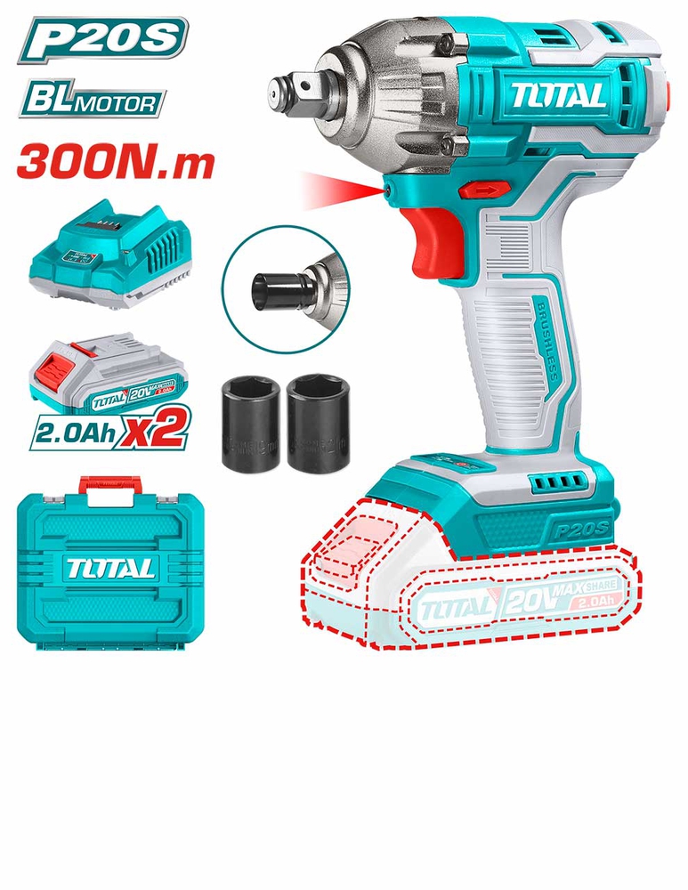Wrench key TOTAL TIWLI2038