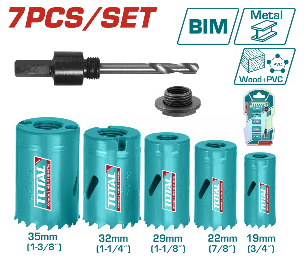 Bimetallic crown set 7pcs TACSH1071