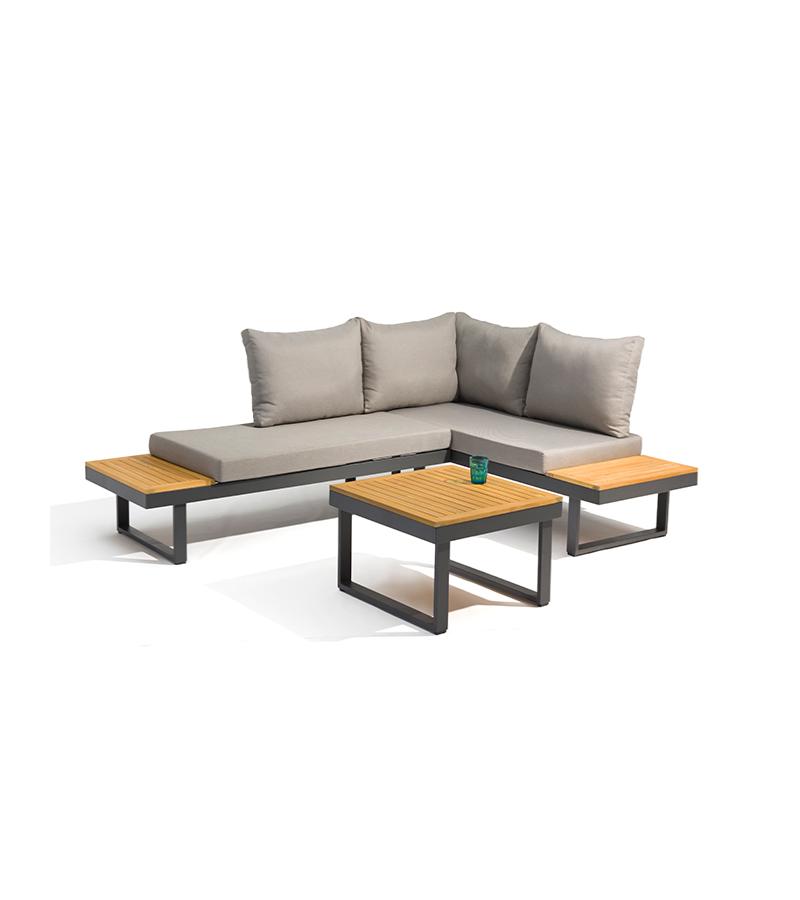 Garden furniture set, table + 2 sofas ( 81935020 +13513041 )