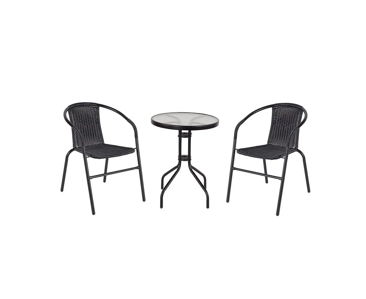 Table with two chairs SC-039A black