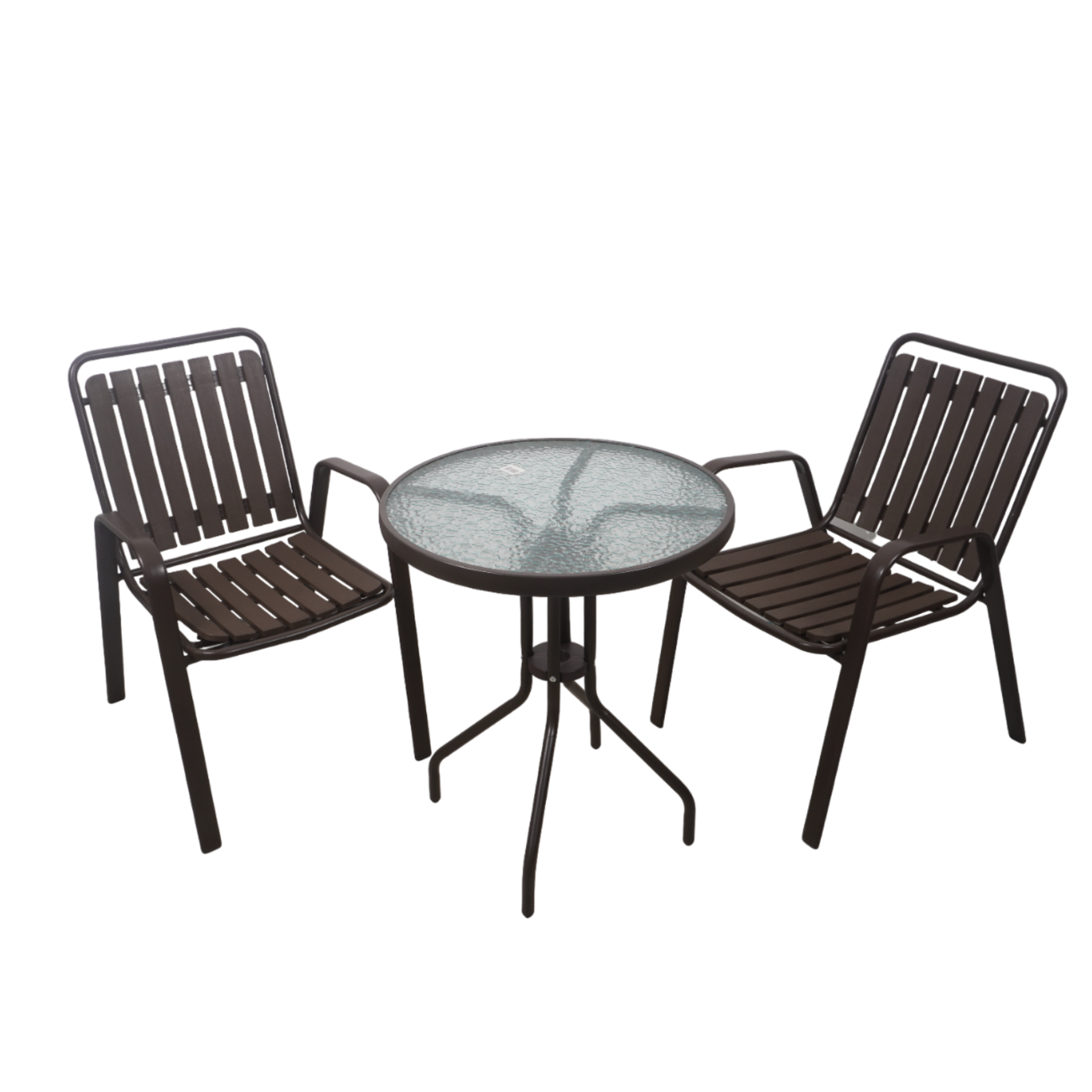 Round table (60cm) with 2 chairs HY-411