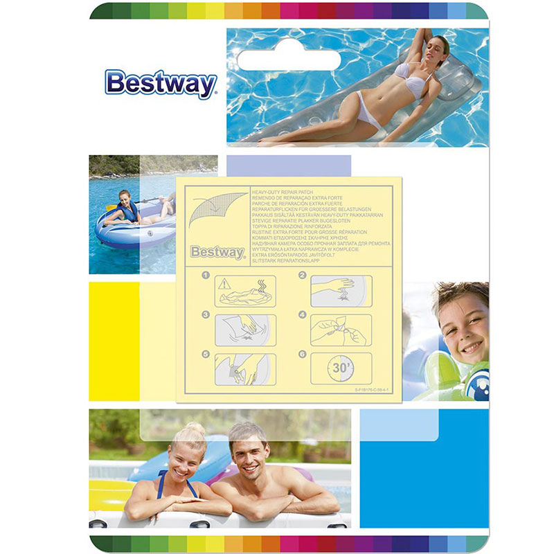 BESTWAY 62068 10 pieces of waterproof tape for inflatable pool repair