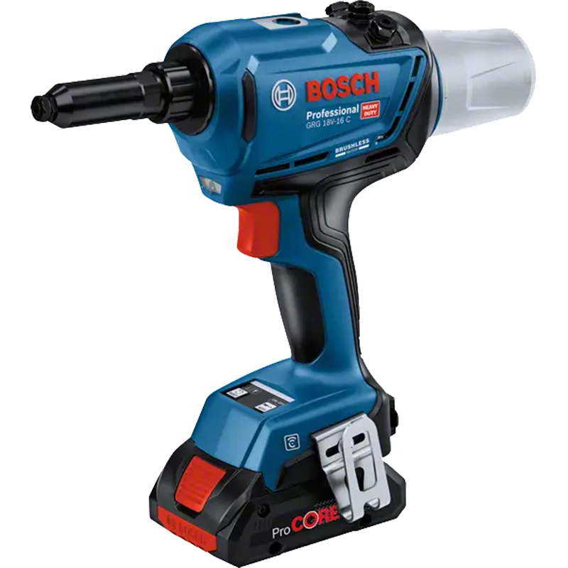 BOSCH Cordless Rivet Gun GRG 18V-16 C