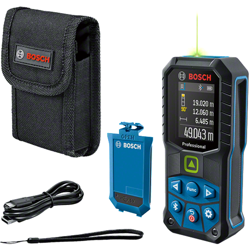 BOSCH ლაზერული მანძილის საზომი ხელსაწყო GLM 50-27 CG+