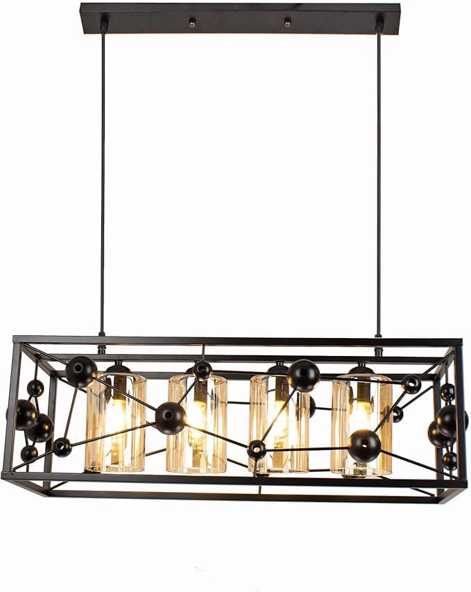 Square hanging chandelier