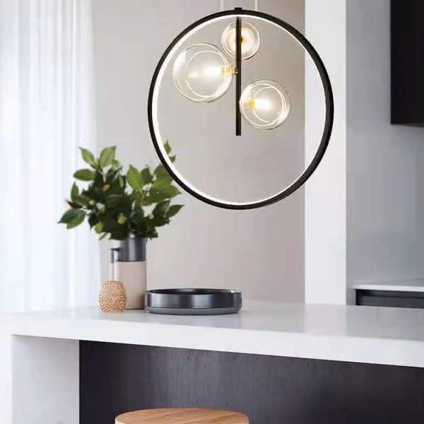 Glass chandelier
