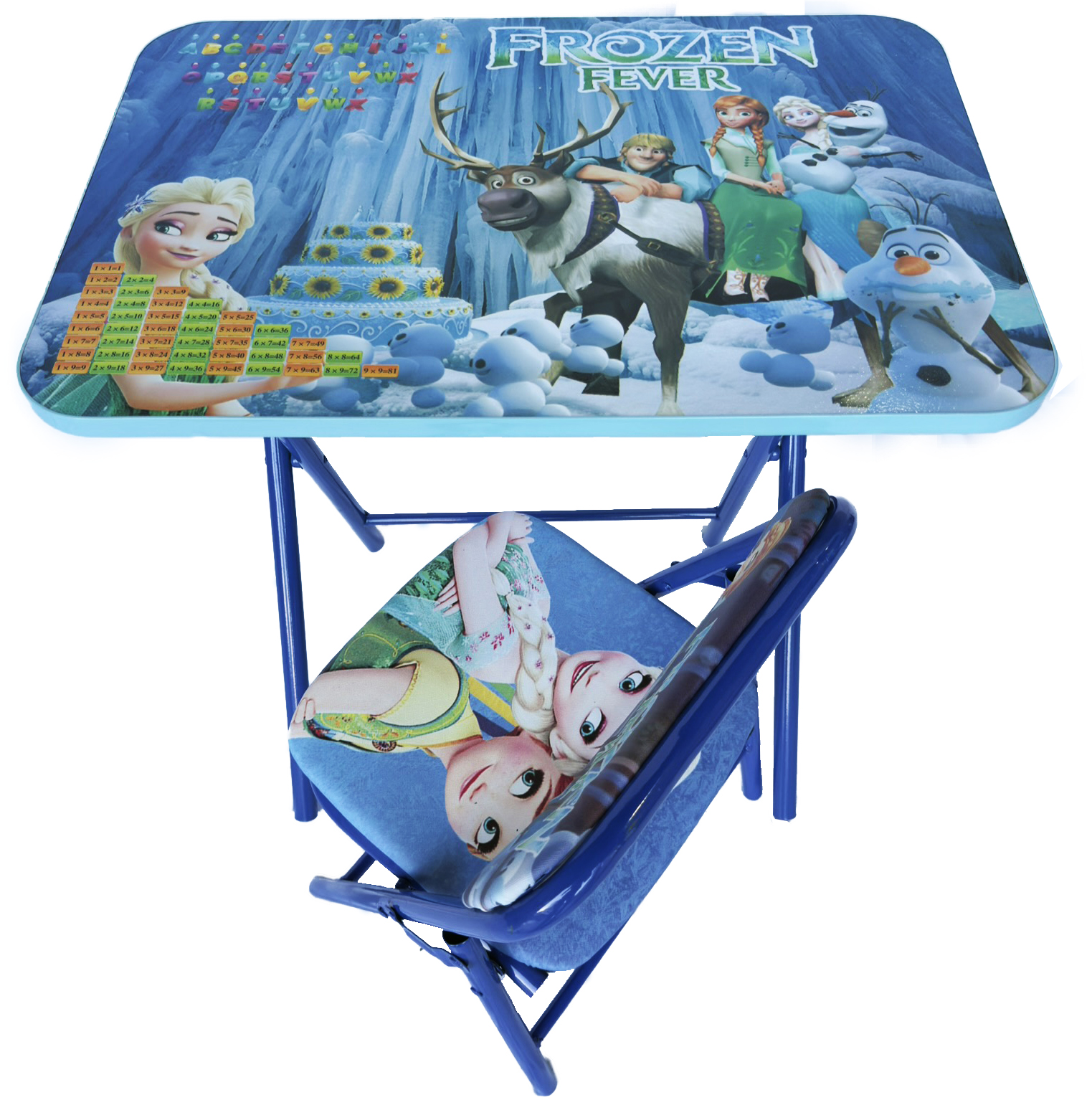 Folding table with Frozen design