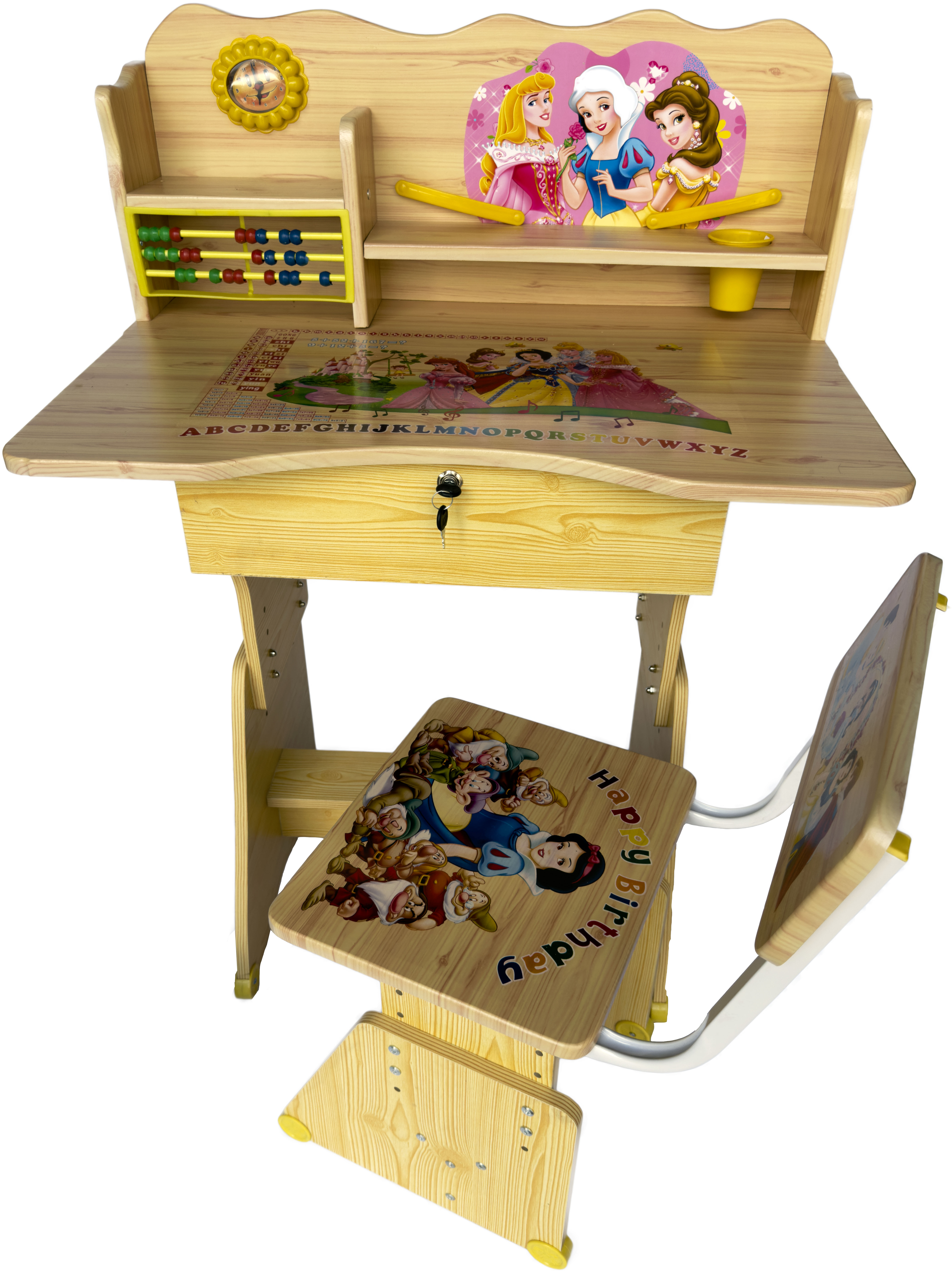 Study table with Mickey Mouse print