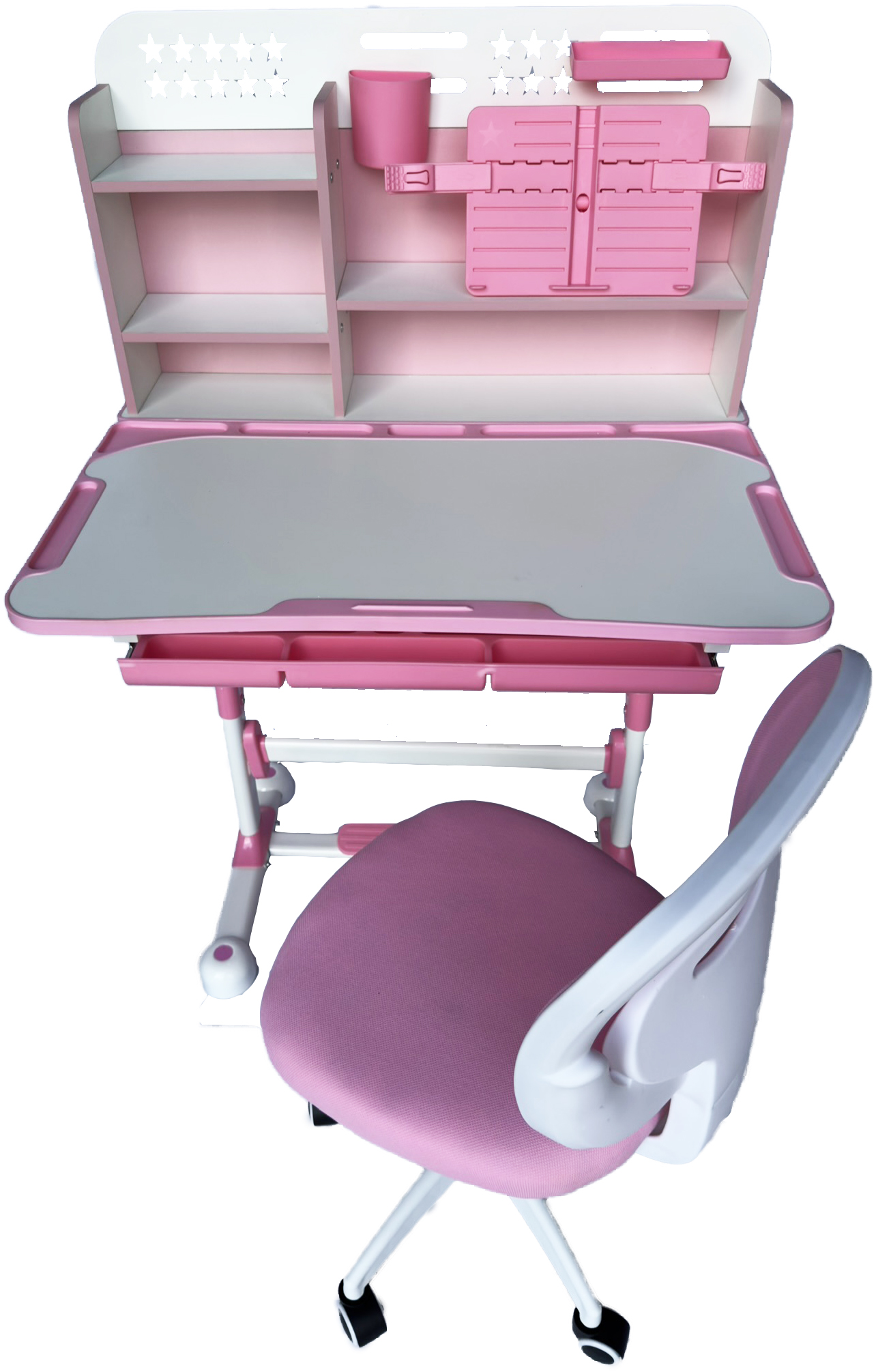 Pink study table